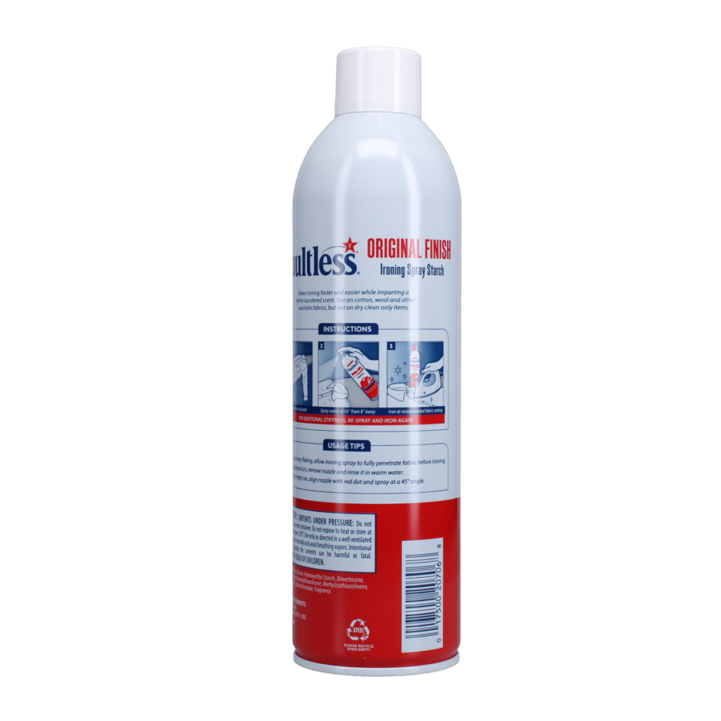 Fabric Stiffener Wrinkle Release Spray Laundry Ironing Starch - China Spray  Starch and Easy on Starch price