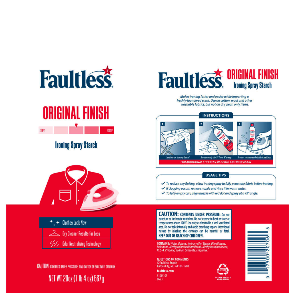 Faultless Iron Cleaner - Fabric Care