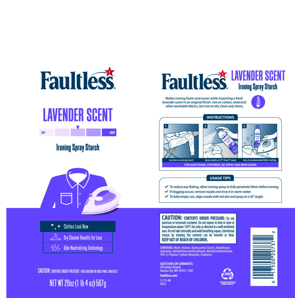 Faultless® Lavender Starch 20 oz. Can 