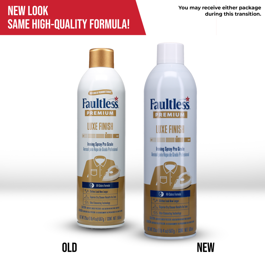 Faultless Premium Luxe Finish Ironing Spray - Fabric Care